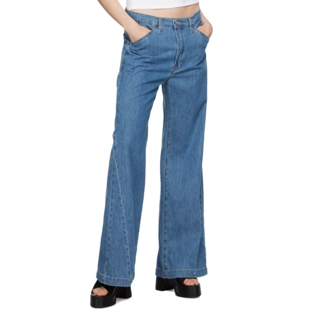 FRAME Le Baggy Palazzo Jeans